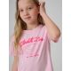 3. T-shirt bawełniany dziewczęcy 4F 4FJRSS26TTSHF3912-56S