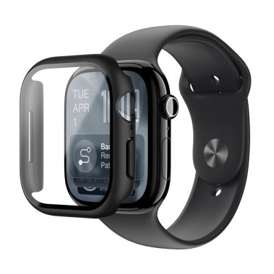 Szkło ochronne AMAZINGTHING Radix z etui na Apple Watch Series 11 42 mm - czarne