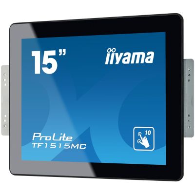 11. iiyama TF1515MC-B2 monitor komputerowy 38,1 cm (15") 1024 x 768 px XGA LED Ekran dotykowy Czarny