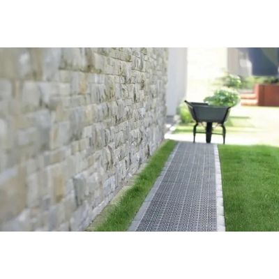 28. KRATKA CHODNIKOWA AŻUROWA MOSAIC CZARNY 1SZT.