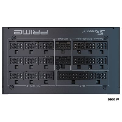 9. Seasonic ATX3-PRIME-PX-1600 moduł zasilaczy 1600 W 20+4 pin ATX ATX Czarny