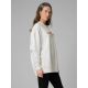 2. Bluza dresowa oversize bez kaptura damska 4F 4FRSS26TSWSF2993-11S