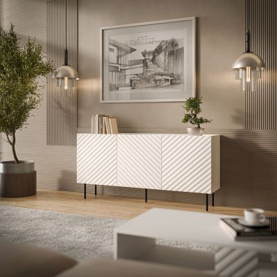 3. Komoda 3D LUCCA 165x40x80 biały