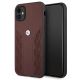 Etui BMW Leather Curve Perforate na iPhone 11 / Xr - czerwone