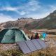 6. Ładowarka Choetech SC010 solarna turystyczna składana 160W - czarna