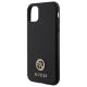 6. Etui Guess Strass Metal Logo na iPhone 11 / Xr 6.1" - czarne