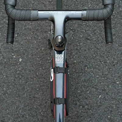 3. Torba rowerowa Rockbros G002 Flash Journey na ramę trójkątna 1.4 l - czerwona