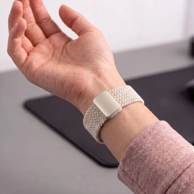 5. Pasek Tech-Protect NylonMag na Samsung Galaxy Watch 40 / 44 / 46 mm - beżowy