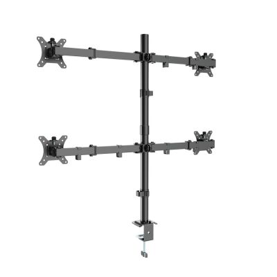 3. GEMBIRD BIURKOWE RAMIĘ/UCHWYT DLA CZTERECH MONITORÓW (REGULOWANE), 13”- 32”