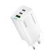 2. Wozinsky ładowarka GaN 65W z portami USB-A 2xUSB-C z kablem USB-C 65W - biała