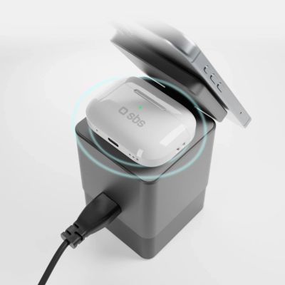 4. Stacja ładująca SBS Power Dock 6w1 z MagSafe, podstawką i kablami USB-C 65W – czarna
