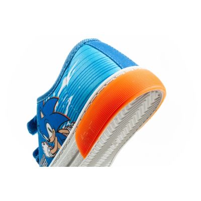 7. Leomil Sonic buty sportowe dziecięce tenisówki lekkie na rzep niebieskie czerwone