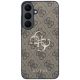3. Etui Guess Leather 4G Metal Logo na Samsung Galaxy S26 FE - brązowe