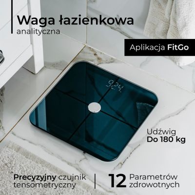 23. Waga łazienkowa ADLER AD 8187b czarna