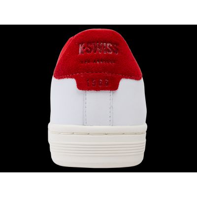 4. Sneakersy K-swiss LOZAN KLUB LTH WHITE/MARS RED/SNOW WHITE-M (07263-113-M)