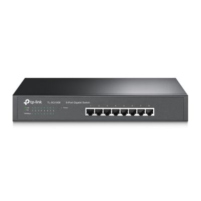 TP-Link TL-SG1008 przełącznik sieciowy Nie zarządzany Gigabit Ethernet (10/100/1000) Czarny