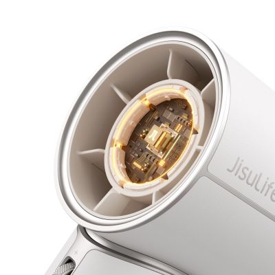 4. Mini wentylator Jisulife Handheld Fan Pro1 Mini 4250 mAh USB-C przenośny wiatraczek dmuchawa - biały