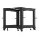 4. OPEN RACK 19" 9U 600X600-1100 REGULOWANY CZARNY LANBERG