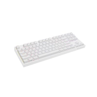 2. GENESIS Thor 404 TKL klawiatura Gaming USB QWERTY Amerykański międzynarodowy Biały