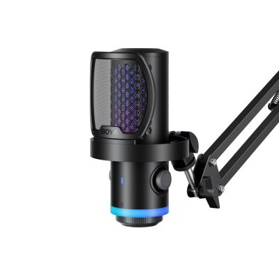 Mikrofon gamingowy BOYA CastMic G40B  z ramieniem przewodowy USB-C - czarny