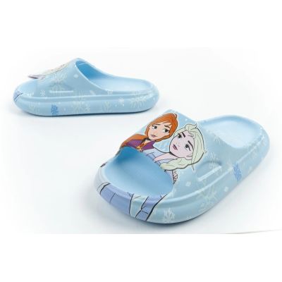 8. Leomil buty klapki dla dziewczynki Frozen Kraina Lodu lekkie bajkowe
