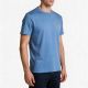 3. Paul&Shark T-shirt bawełniany męski średni denim 26411035-337 - klasyczny krój, miękka bawełna