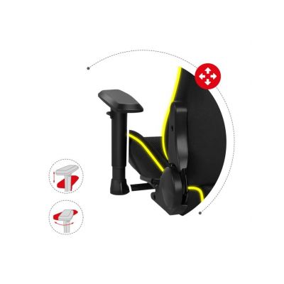 6. Fotel gamingowy Huzaro Force 6.3 RGB Mesh