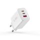 2. Ładowarka sieciowa Tech-Protect NCA65W-GAN 3-Porty 65W - biała