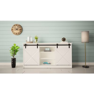 4. Komoda 160x80x35 GRANERO biały/biały połysk