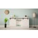 4. Komoda 160x80x35 GRANERO biały/biały połysk
