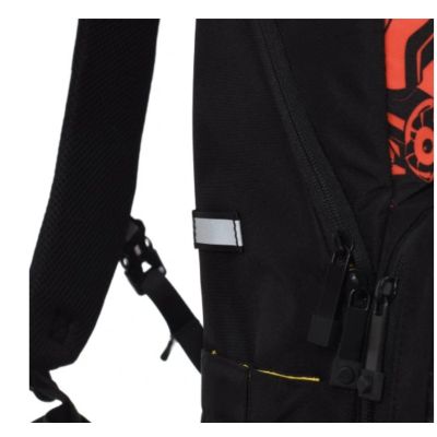 5. Plecak szkolny dziecięcy do przedszkola czerwony 18L Lego Ninjago Optimo Plus  - 20222-2302