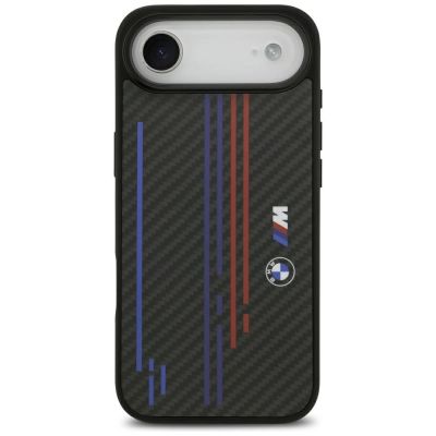 Etui BMW M Kevlar Lines & Logo MagSafe na iPhone Air - czarne