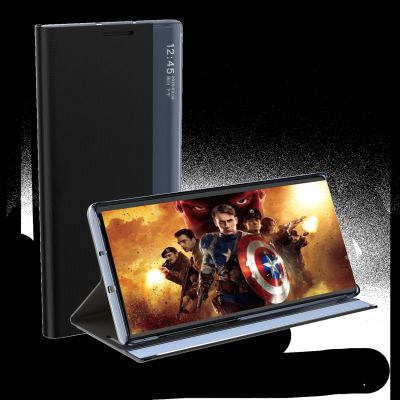 5. New Sleep Case etui do Samsung Galaxy S23+ pokrowiec z klapką podstawka niebieskie