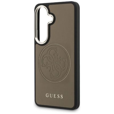6. Etui Guess Perforated Logo MagSafe na Samsung Galaxy S26 - brązowe