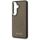6. Etui Guess Perforated Logo MagSafe na Samsung Galaxy S26 - brązowe