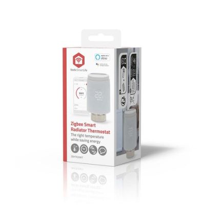 15. Inteligentny termostat grzejnikowy ZigBee Nedis SmartLife ZBHTR20WT