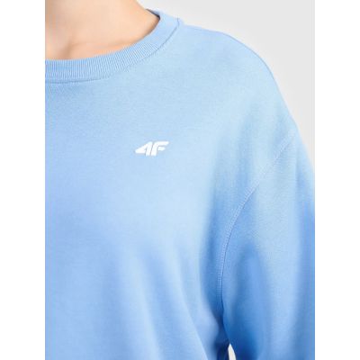 3. Bluza z okrągłym dekoltem nierozpinana damska 4F 4FWAW26TSWSF2672-32S