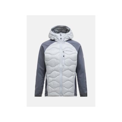 Kurtka puchowa męska PEAK PERFORMANCE M Helium Down Hybrid Hood kolor szary