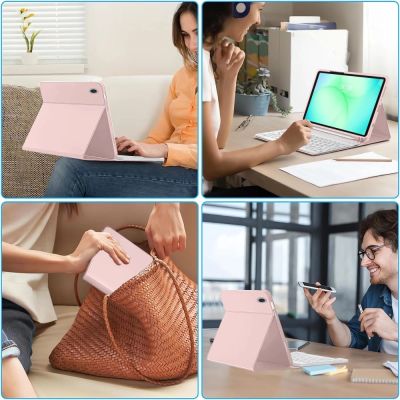 8. Etui Tech-Protect SC Pen na Samsung Galaxy Tab A9 / A11 8.7 X110 / X115 / X133 / X135 - różowe