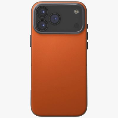 2. Etui UNIQ Lyden DS do iPhone 17 Pro Max Magclick Charging - pomarańczowo-szary