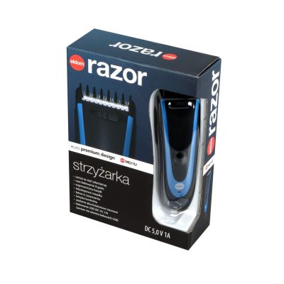 5. ELDOM STRZYŻARKA DO WŁOSÓW MG11U RAZOR, AKUMULATOROWO-SIECIOWA, TRYMER ,REGULACJA DŁUGOŚCI