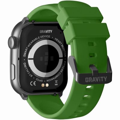 9. Smartwatch Męski GRAVITY GT28-4 Pasek + Bransoleta Zielono Czarny