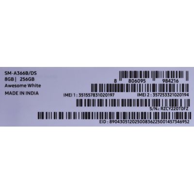 13. Samsung Galaxy A36 (A366) 5G DS. 8/256GB White