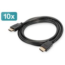Digitus Kabel połączeniowy HDMI High Speed z Ethernetem, 10-pak