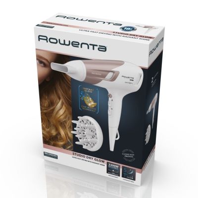 12. Rowenta Studio Dry CV5830 suszarka do włosów 2300 W Beżowy, Biały