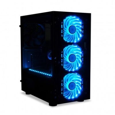 3. Obudowa IBOX MINI TOWER PASSION V4 GAMING OPV4 (Micro ATX; kolor czarny)