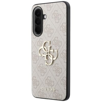 2. Etui Guess Leather 4G Metal Logo na Samsung Galaxy A57 5G - różowe