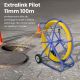 3. Extralink Pilot do przeciągania kabli Pilot 11mm 100m włókno szklane FRP, śr. 11mm, dł. 100m, żółty