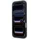 5. Etui BMW M Quadrille Kevlar Print Tricolor Lines & Metal Logo MagSafe na iPhone 18 Pro / 17 Pro - czarne