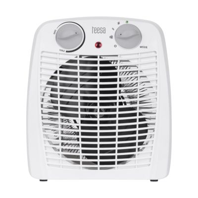 4. TEESA TERMOWENTYLATOR  0,8KW/1,2KW/2KW BIAŁY TSA8059